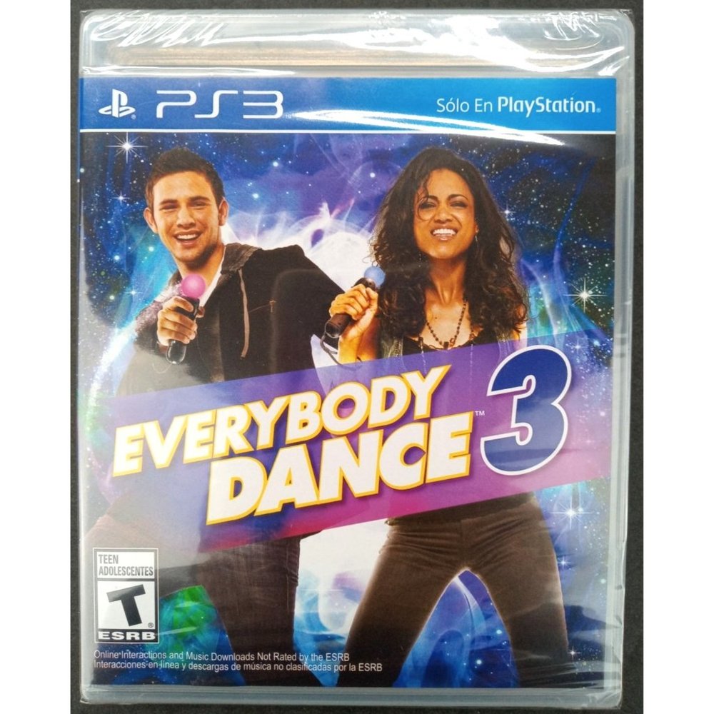Sony Playstation 3 Everybody Dance 3 Spanish Version New Sealed Teen Video Game